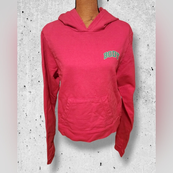 Pink and Green Body Hoodie By Tracy Raven. Size XL - Picture 6 of 13